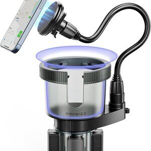 2-in-1 Car Cup Holder Expander for Phone MagSafe, Upgraded Cup Holder Phone M...